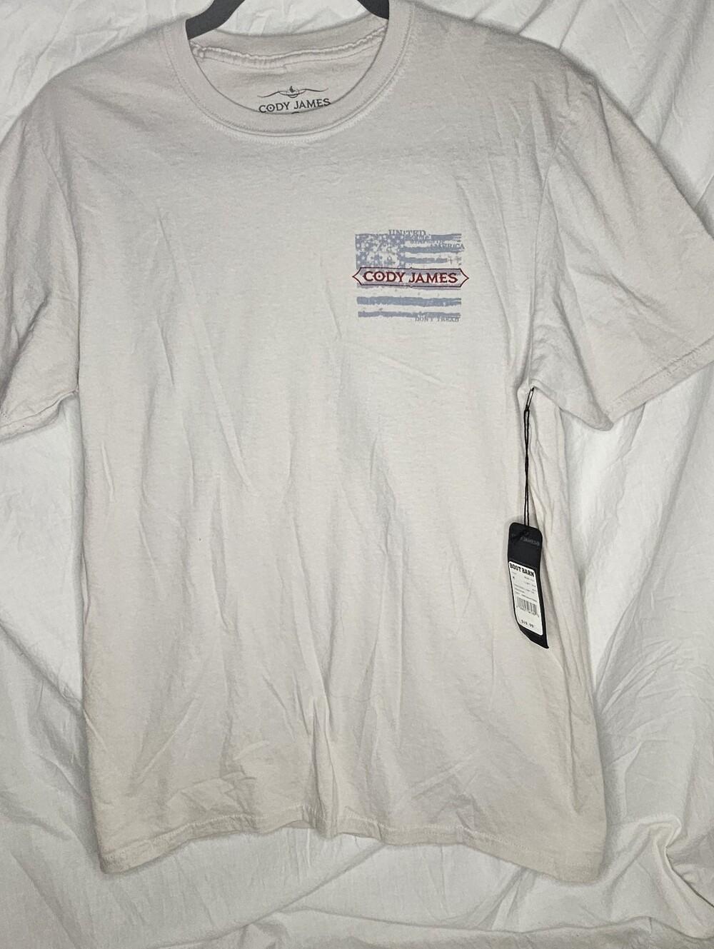 Cody James Tshirt Mens Medium Don't Tread On Me Tan New